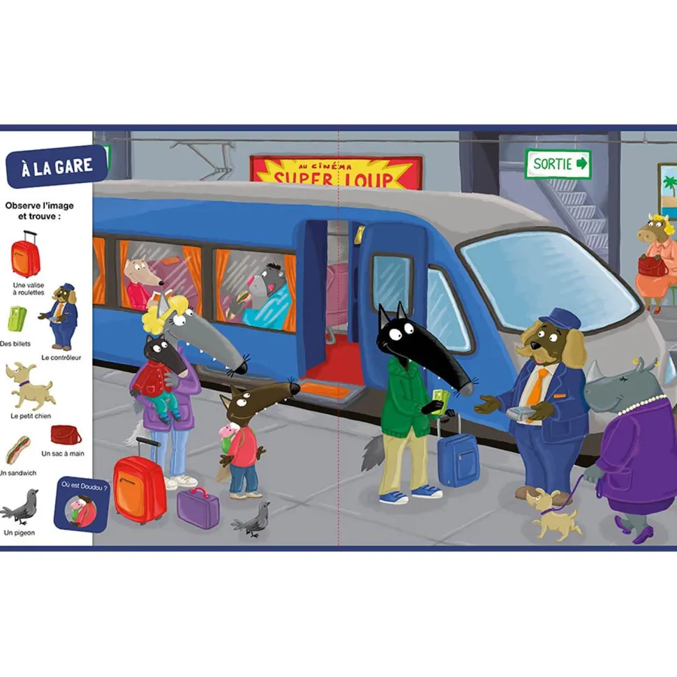 CHERCHE ET TROUVE DES TOUT-PETITS - P'TIT LOUP - VIVE LES VACANCES ! - Editions Auzou