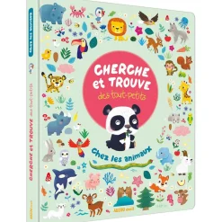 CHERCHE ET TROUVE DES TOUT-PETITS - CHEZ LES ANIMAUX - Editions Auzou