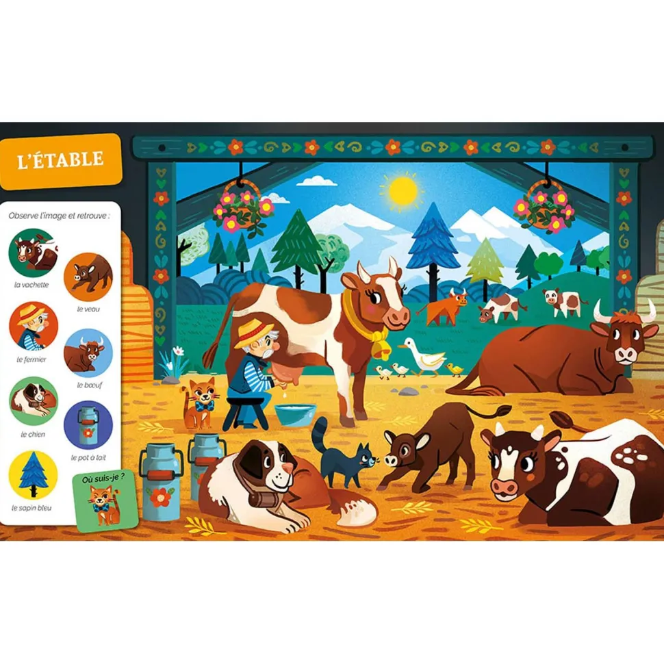 CHERCHE ET TROUVE DES TOUT-PETITS - A LA FERME - Editions Auzou