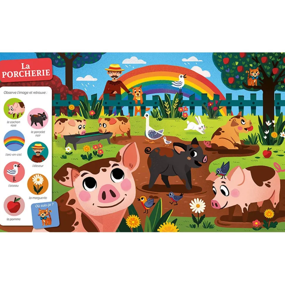 CHERCHE ET TROUVE DES TOUT-PETITS - A LA FERME - Editions Auzou