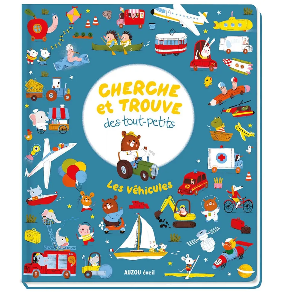 CHERCHE ET TROUVE DES TOUT-PETITS - LES VÉHICULES - Editions Auzou