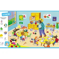 CHERCHE ET TROUVE DES TOUT-PETITS - P'TIT LOUP - VIVE L'ÉCOLE ! - Editions Auzou