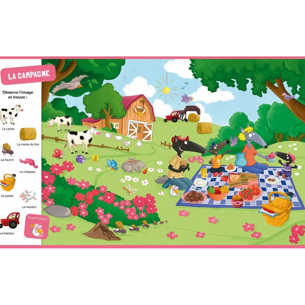 CHERCHE ET TROUVE DES TOUT-PETITS - P'TIT LOUP - VIVE LA NATURE ! - Editions Auzou