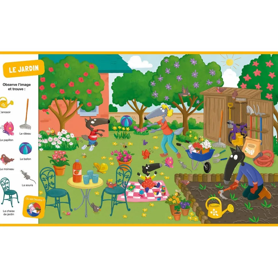 CHERCHE ET TROUVE DES TOUT-PETITS - P'TIT LOUP - VIVE LA NATURE ! - Editions Auzou