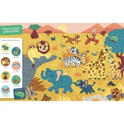 CHERCHE ET TROUVE DES TOUT-PETITS - LA JUNGLE ET LA SAVANE - Editions Auzou
