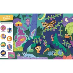 CHERCHE ET TROUVE DES TOUT-PETITS - LA JUNGLE ET LA SAVANE - Editions Auzou