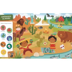 CHERCHE ET TROUVE DES TOUT-PETITS - AUTOUR DU MONDE - Editions Auzou