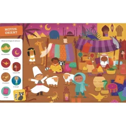 CHERCHE ET TROUVE DES TOUT-PETITS - AUTOUR DU MONDE - Editions Auzou