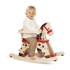 Cheval à bascule Caramel avec protection amovible - Janod