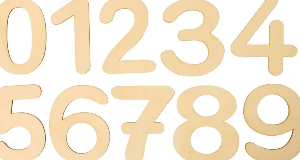 Chiffre en bois 5 - Eduplay