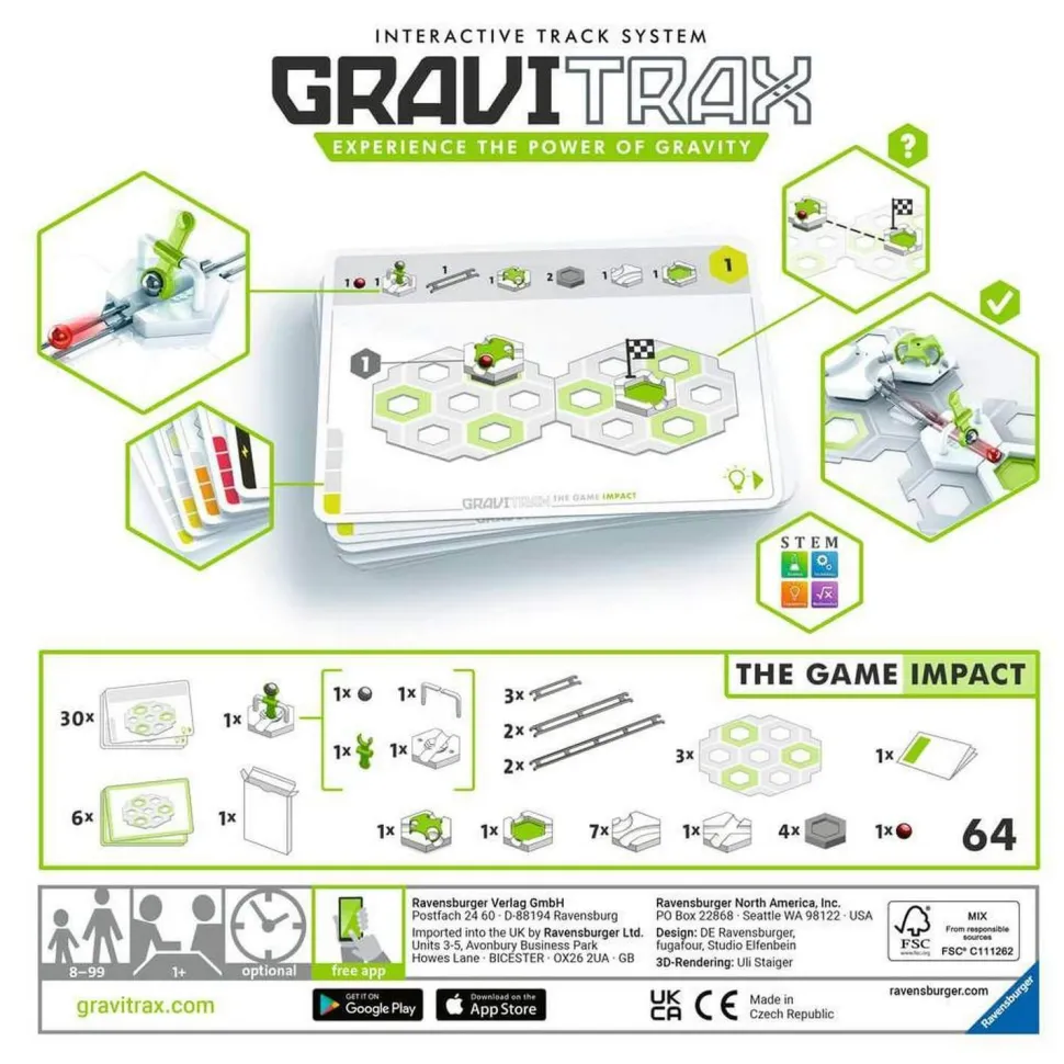 Circuit à billes GraviTrax : The Game Impact - Ravensburger
