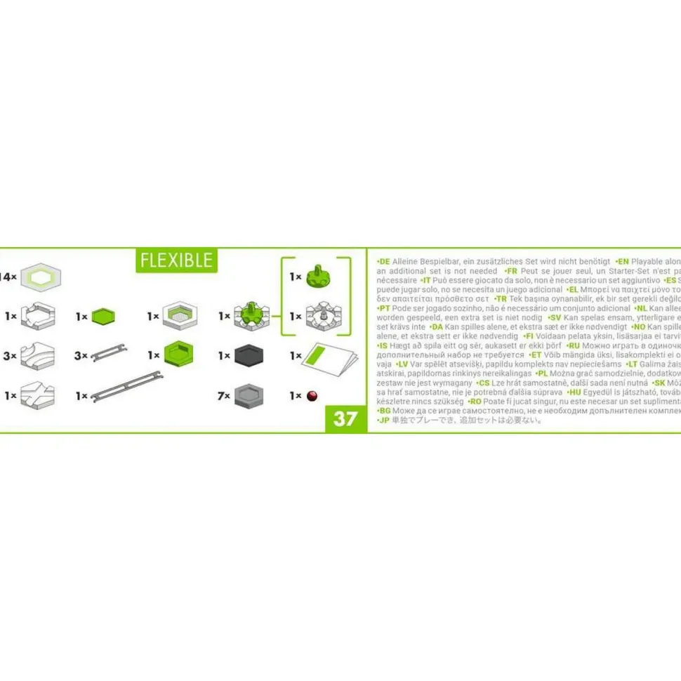 Circuit à billes GraviTrax : GO Flexible - Ravensburger
