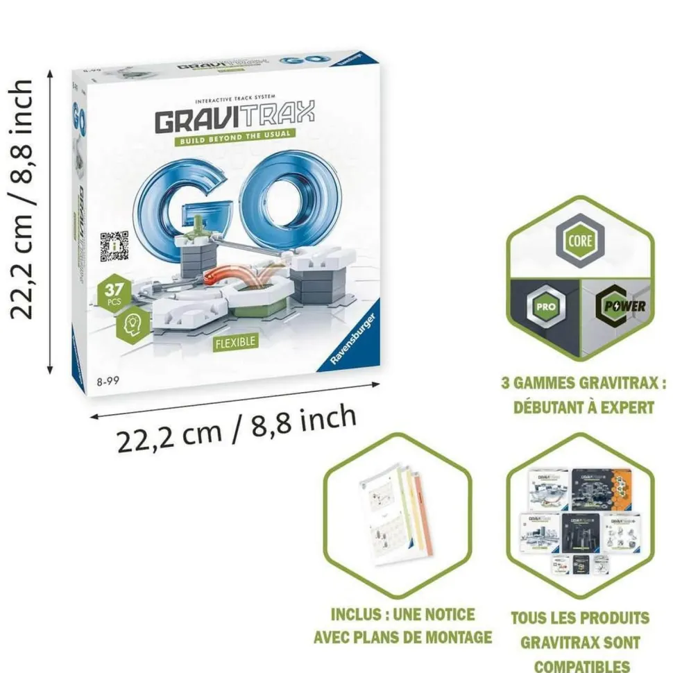 Circuit à billes GraviTrax : GO Flexible - Ravensburger