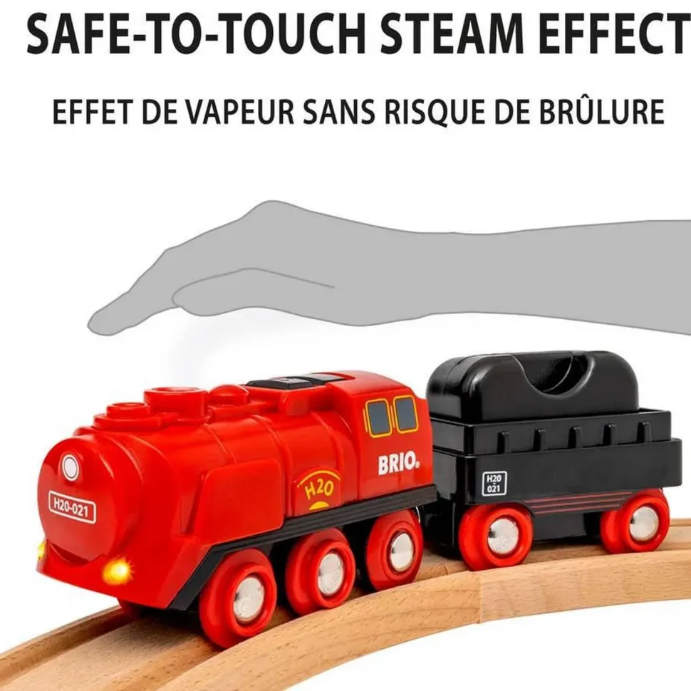 Circuit avec locomotive à vapeur - Brio