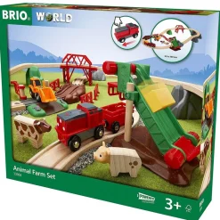 CIRCUIT DE LA FERME ET LOCOMOTIVE - Brio