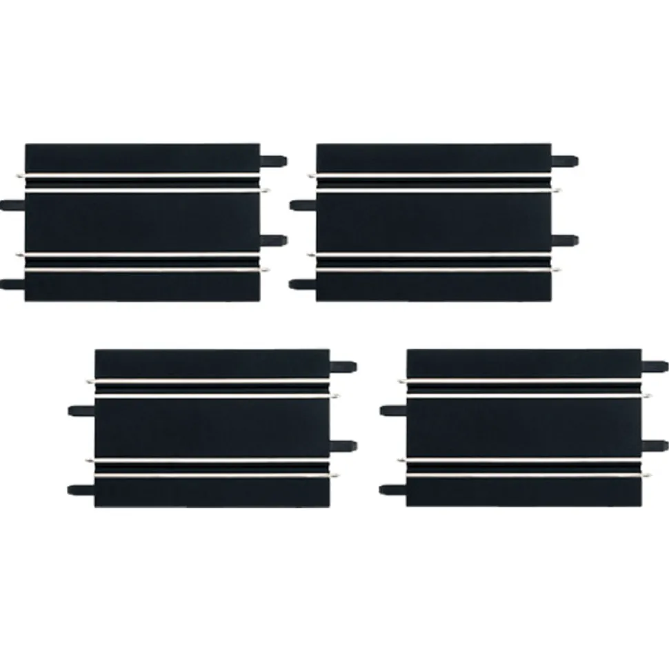 Circuit de voitures Carrera Go : Extension de 4 rails droits 17 cm - Carrera