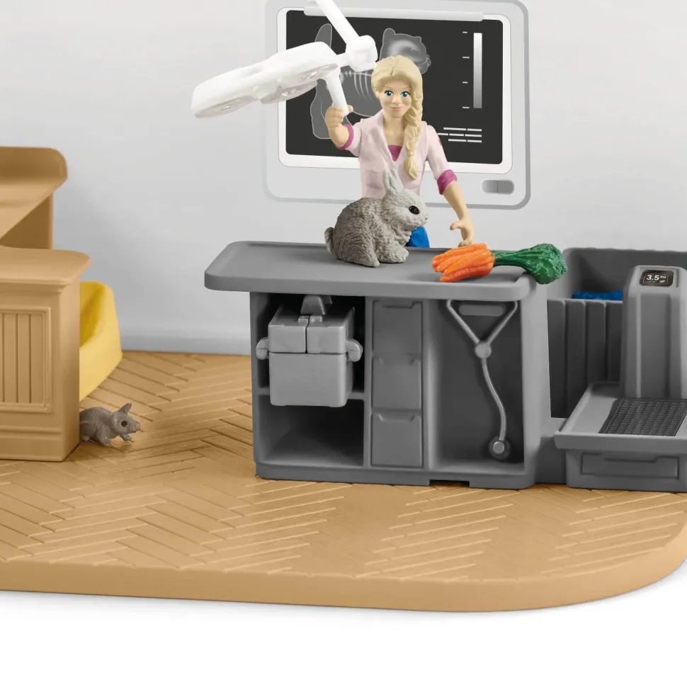 Clinique vétérinaire avec animaux domestiques - Schleich