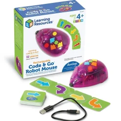 Code & Go Mouse : souris robot programmable et rechargeable - Learning Resources