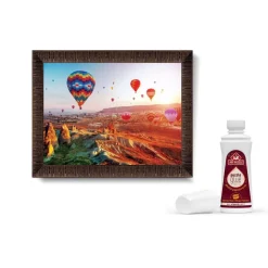 Coffret : Cadre, Colle et Puzzle 1000 pièces : Les Dernières Lumières de Cappadoce - Art Puzzle