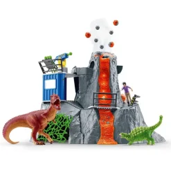 Coffret : Expédition au grand volcan - Schleich