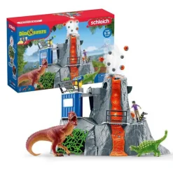 Coffret : Expédition au grand volcan - Schleich