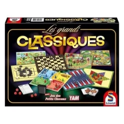 COFFRET : LES GRANDS CLASSIQUES 80 JEUX DE SOCIETE - Schmidt
