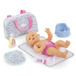 Coffret accessoires pour Grand poupon 36 cm : A langer floral - Corolle