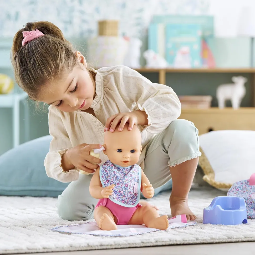 Coffret accessoires pour Grand poupon 36 cm : A langer floral - Corolle