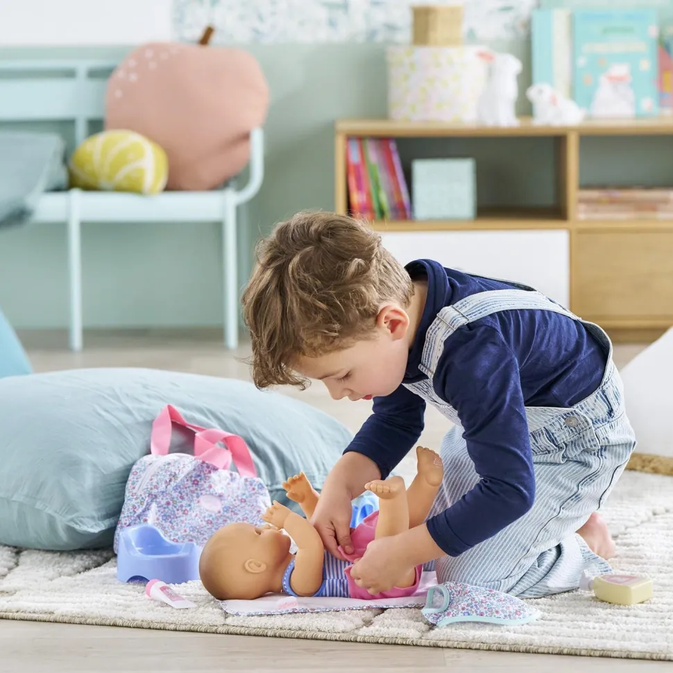 Coffret accessoires pour Grand poupon 36 cm : A langer floral - Corolle