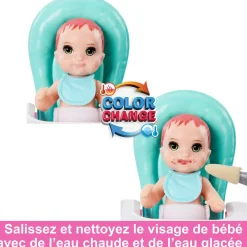 Coffret Barbie : Babysitter Repas bébé - Mattel