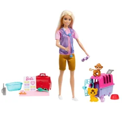 Coffret Barbie : Sauveteuse D'animaux - Mattel