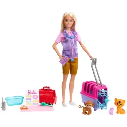 Coffret Barbie : Sauveteuse D'animaux - Mattel