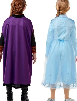 Coffret Bi-pack Déguisements Classiques Elsa et Anna La Reine des Neiges 2™ - Frozen 2™ - RueDeLaFete