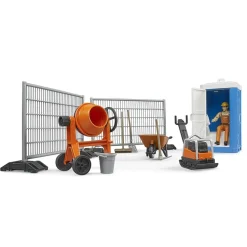 Coffret Chantier bworld avec Figurine ouvrier - Bruder