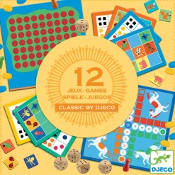 Coffret Classic Box : 12 Jeux de Société - Djeco