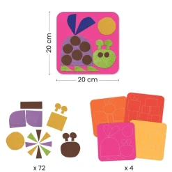 Coffret collage : Petit doux - Djeco