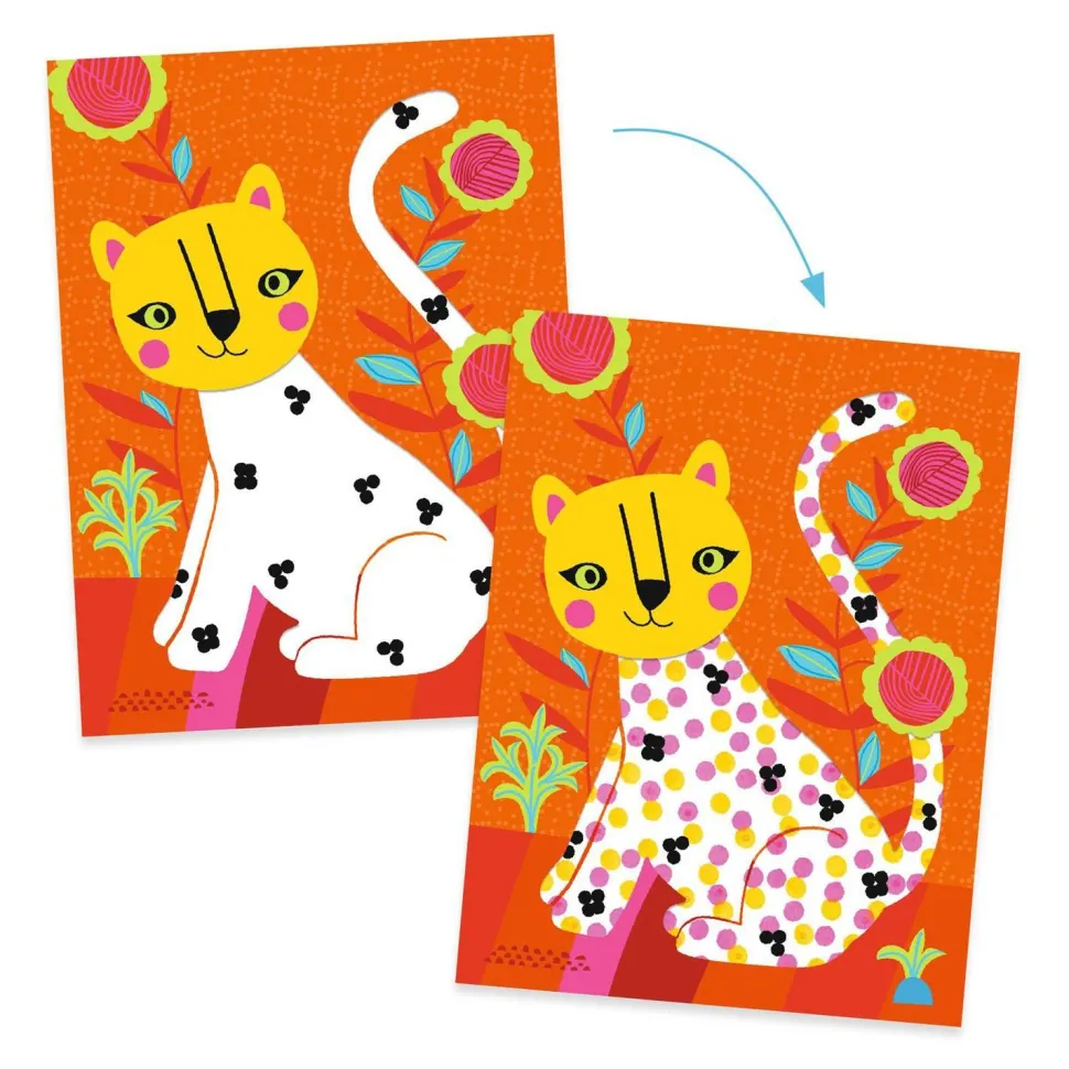 Coffret Coloriages : Des points c'est tout ! - Djeco