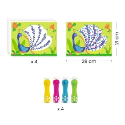 Coffret Coloriages : Des points c'est tout ! - Djeco