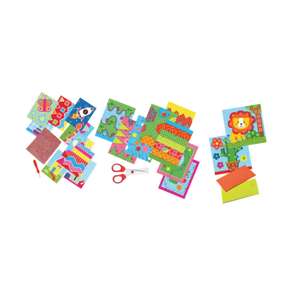Coffret créatif : Perforer, découper et faire des mosaïques - SES Creative