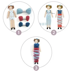 Coffret créatif : Poupées à créer : Sweet night - Djeco