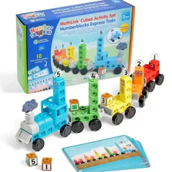 Coffret d'activités : le train Express Numberblocks - MathLink Cubes - Learning Resources