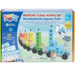 Coffret d'activités : le train Express Numberblocks - MathLink Cubes - Learning Resources
