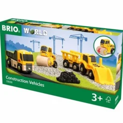 Coffret de 3 engins de chantier - Brio