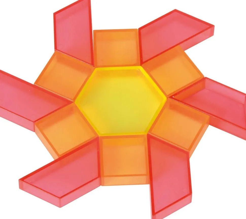 Coffret de 360 pièces plastiques colorées à déposer, placer - Eduplay