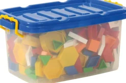 Coffret de 360 pièces plastiques transparentes à déposer, placer - Eduplay
