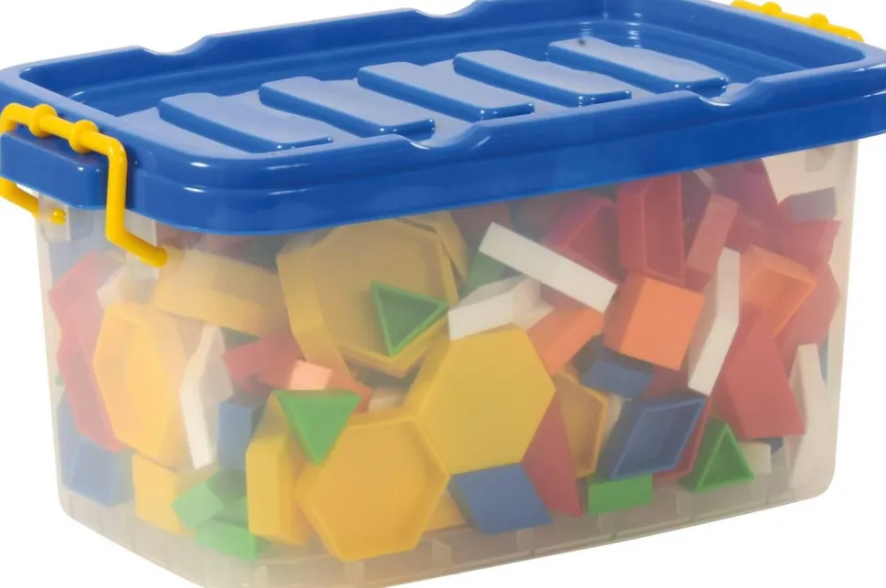 Coffret de 360 pièces plastiques transparentes à déposer, placer - Eduplay