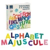 Coffret de magnets en bois - 77 lettres majuscules - Vilac