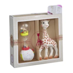 Coffret de naissance SophieSticated Classique : Sophie la girafe, hochet soft maracas - Vulli