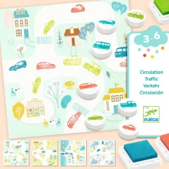 Coffret de tampons : Circulation - Djeco