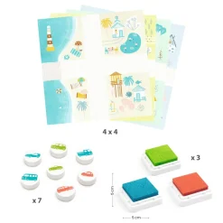 Coffret de tampons : Circulation - Djeco